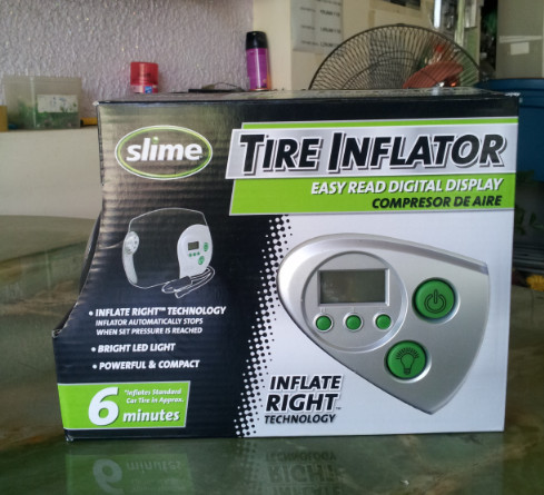 BƠM Ô TÔ  SLIME TIRE INFLATOR